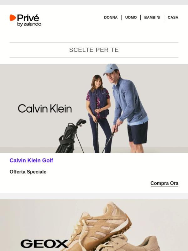 Geox, Calvin Klein Golf & Guess ⎪ Terminano a breve 🏁