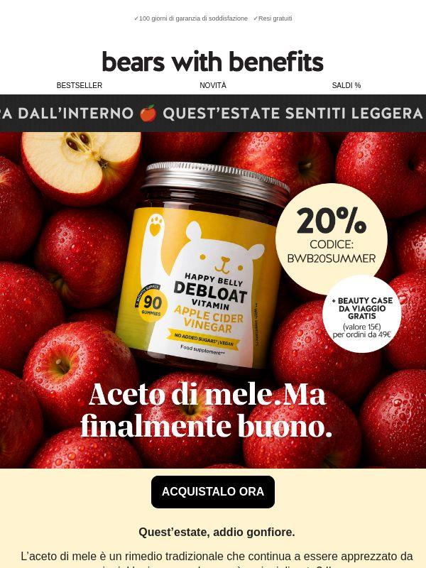 Quest’estate, addio gonfiore. 🍎