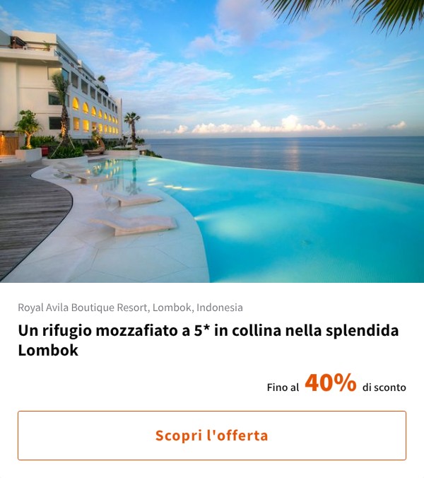 Un rifugio mozzafiato a 5* in collina nella splendida Lombok
