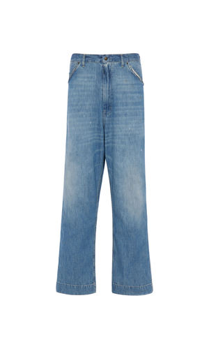 Wide leg denim