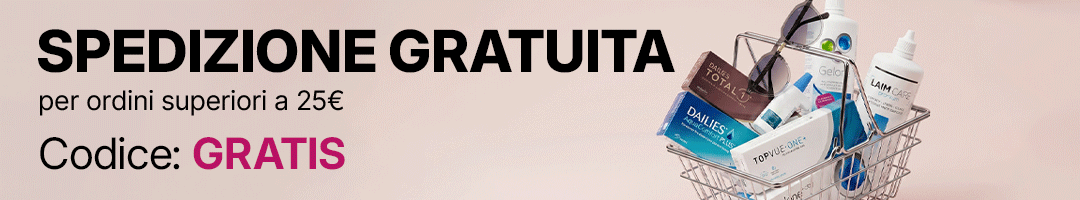 Spedizione gratuita per ordini superiori a 25€. Codice: GRATIS
