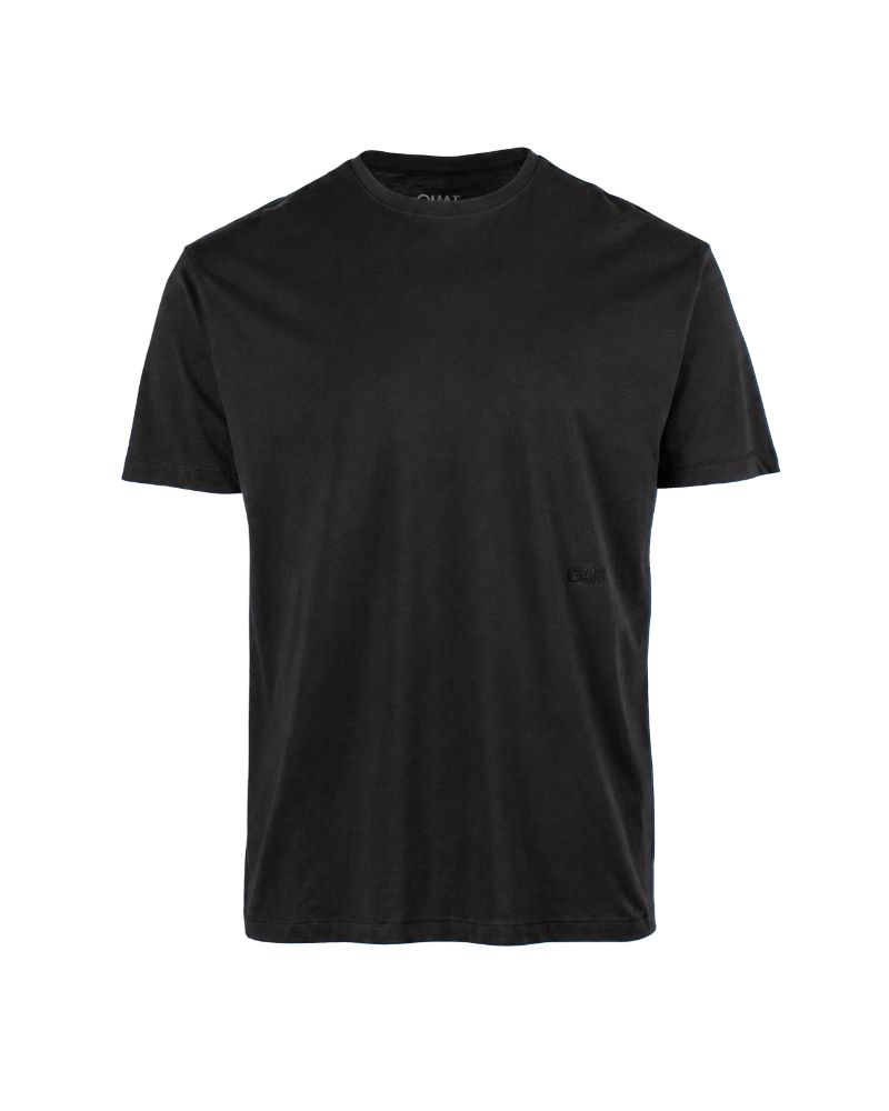 T-Shirt Girocollo in Jersey Black