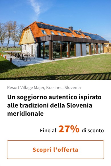 Un soggiorno autentico ispirato alle tradizioni della Slovenia meridionale