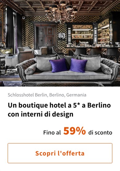 Un boutique hotel a 5* a Berlino con interni di design