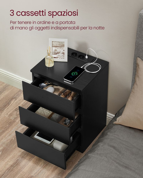 Comodino con Stazione
