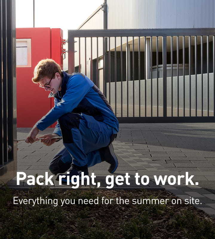 Pack right, get to work. 