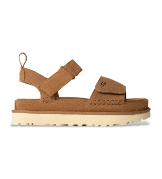 Sandali Goldenstar in pelle marrone