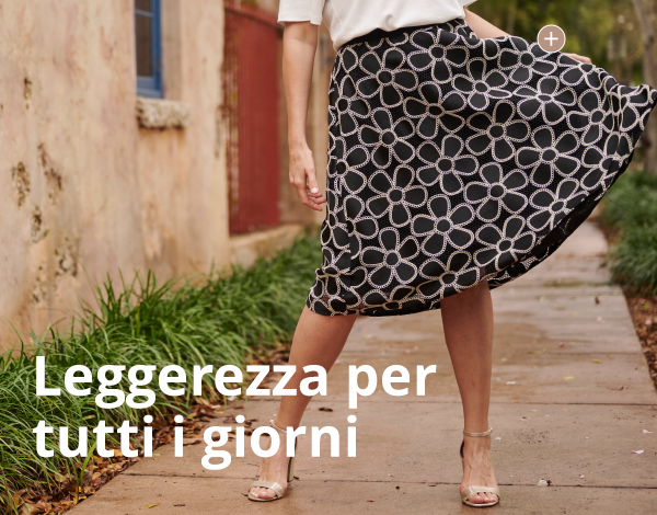 Gonna midi, pizzo, taglio svasato, vita elasticizzata