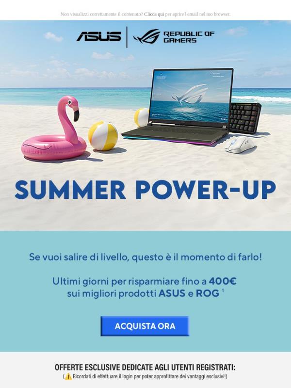 Ultimi giorni per risparmiare fino a 400€ ☀️