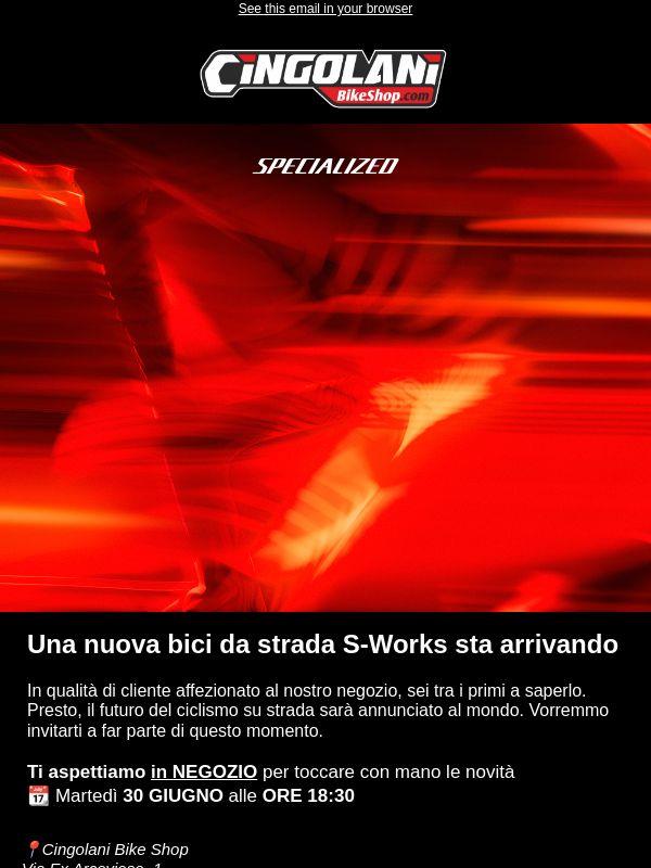 Una nuova S-WORKS sta arrivando🚴🏼