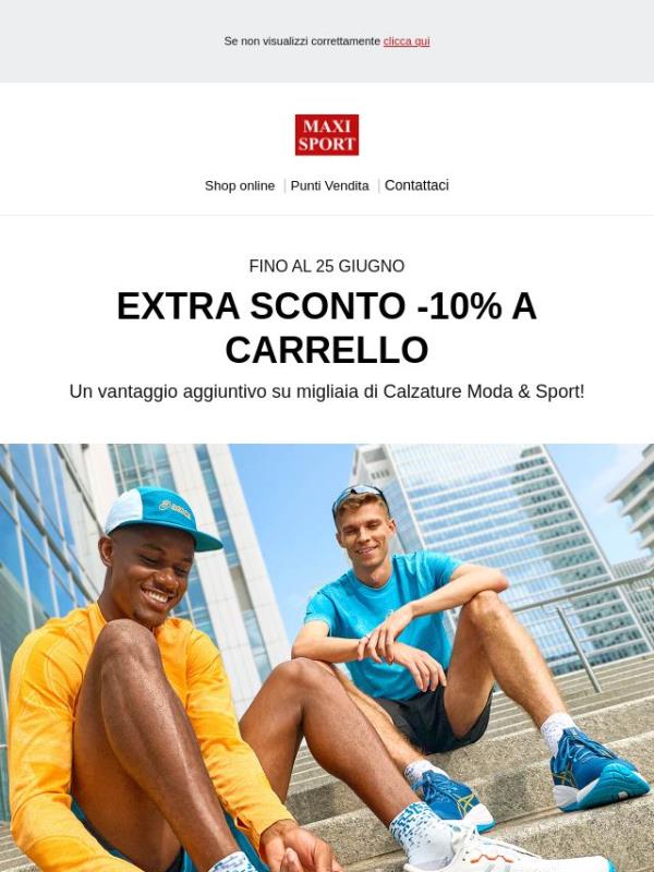 👟 Le scarpe che vuoi, ora con un Extra Sconto del -10%