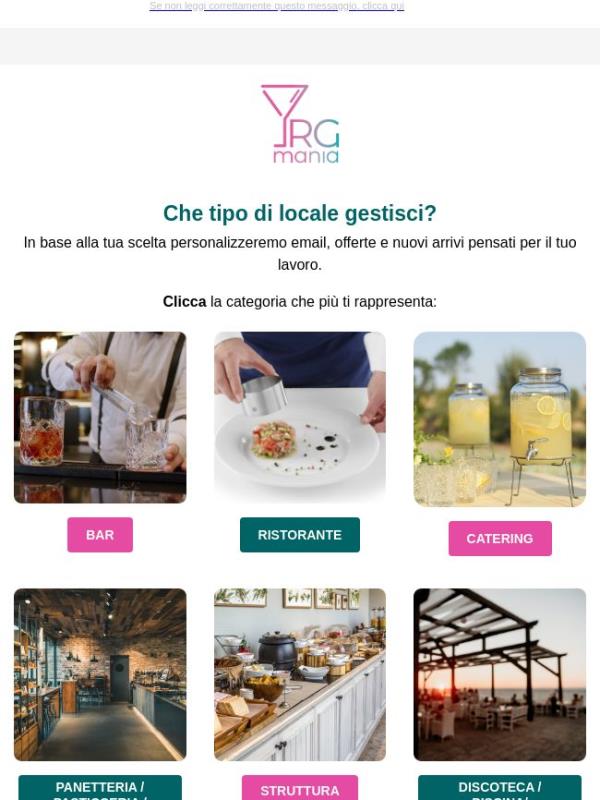 Che tipo di locale gestisci?