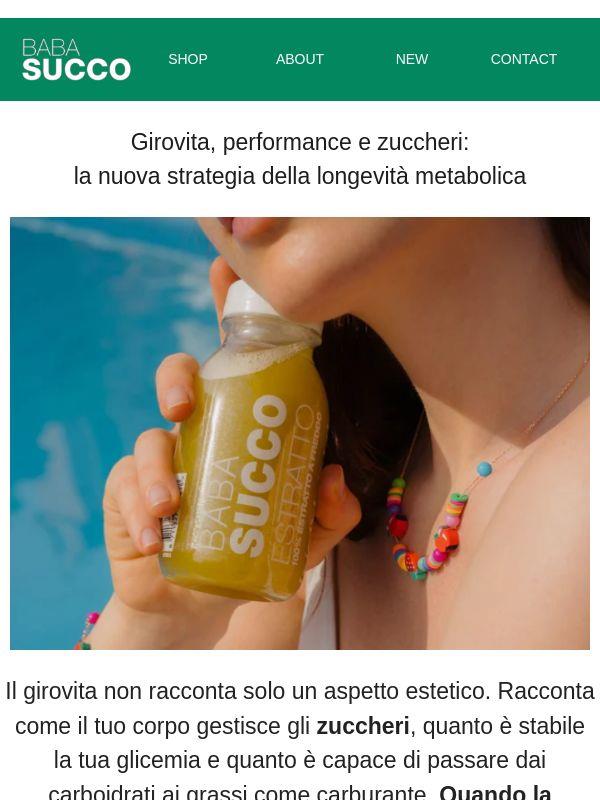 Girovita, performance e zuccheri✨💪