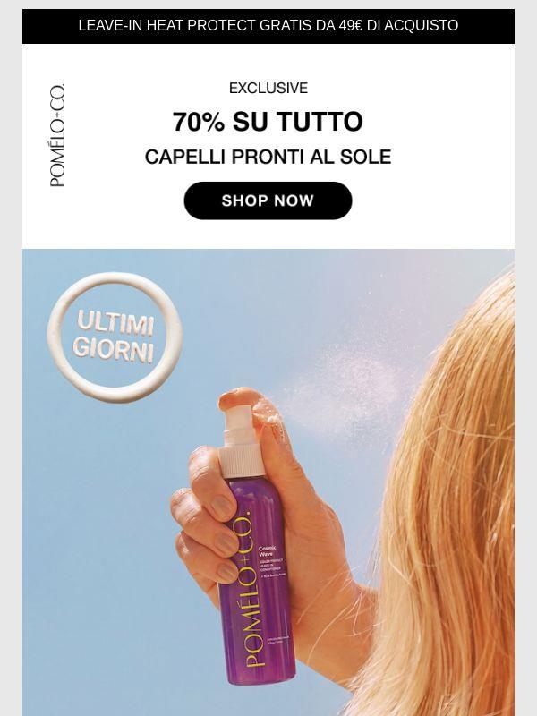 Non hai ancora approfittato? 70% su tutto + un regalo 💖
