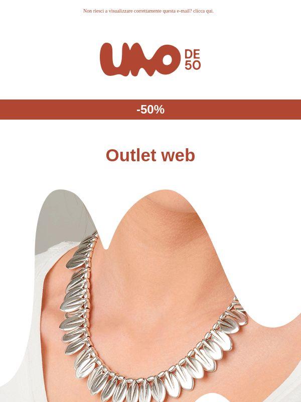Outlet web: fino al -50%