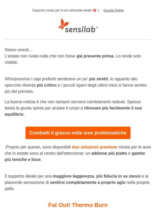 Grasso nelle aree ostinate? Non quest'estate!