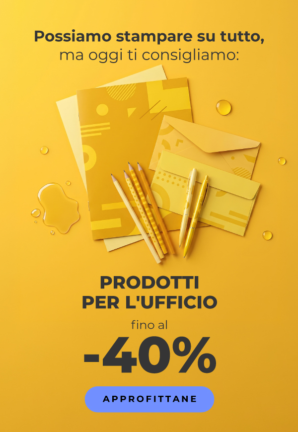 Prodotti per l'ufficio fino al -40%