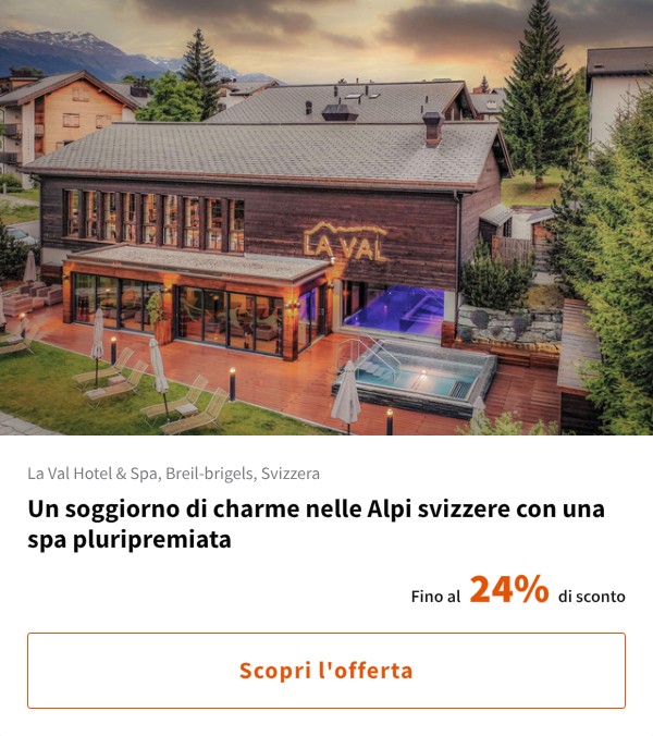 Un soggiorno di charme nelle Alpi svizzere con una spa pluripremiata