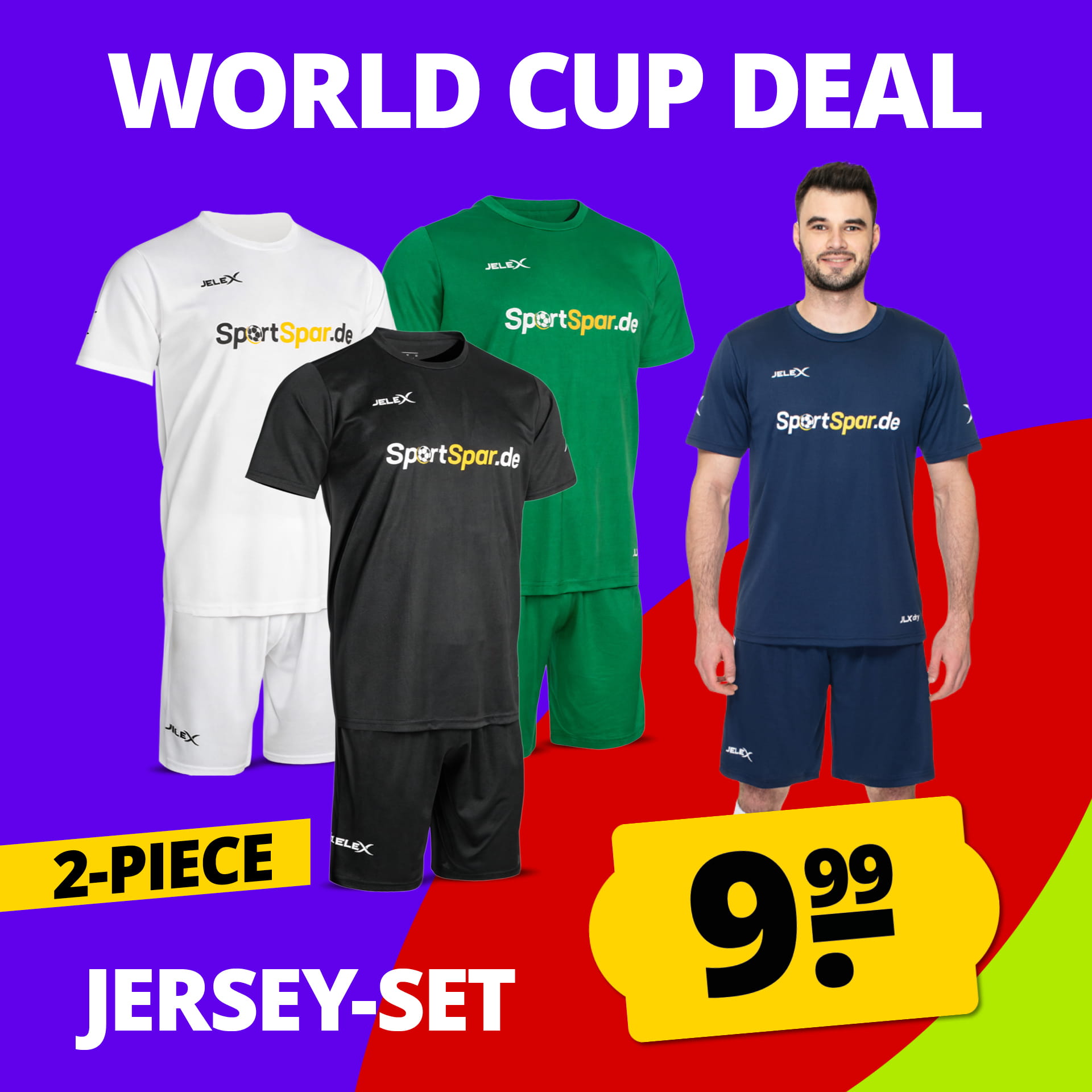 jelex squadra 26 divisa da calcio 2 pezzi