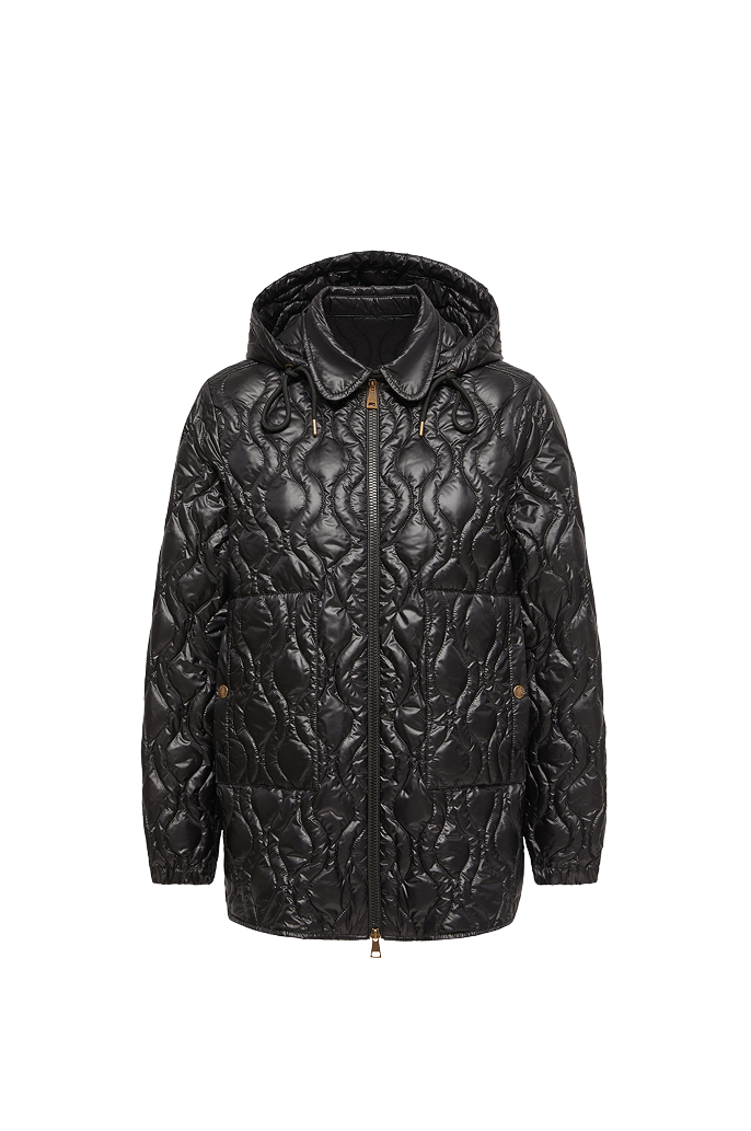 Piumino midi Balette con trapuntatura geometrica