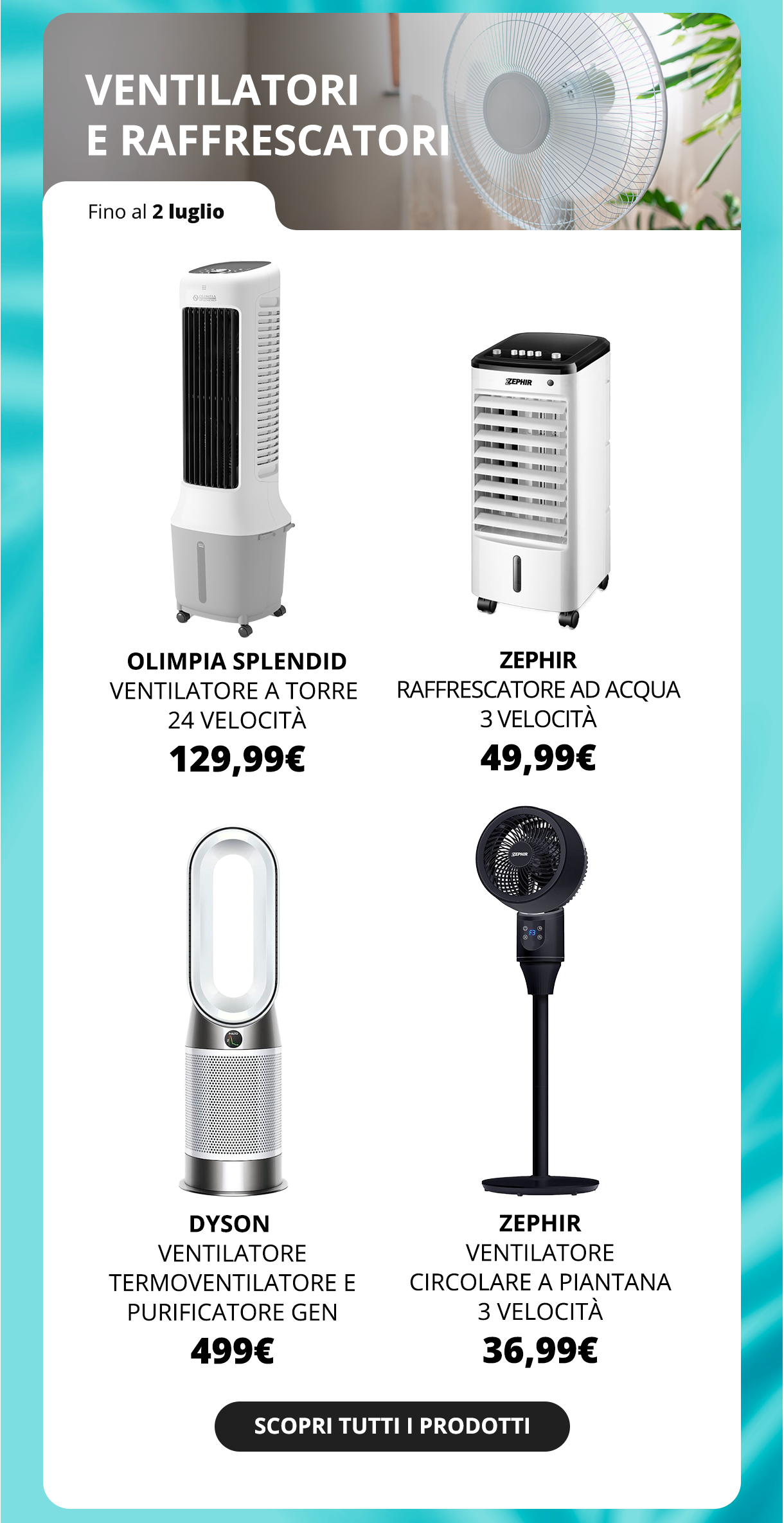 Ventilatori e Raffrescatori