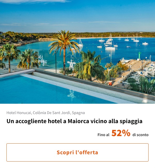 Un accogliente hotel a Maiorca vicino alla spiaggia