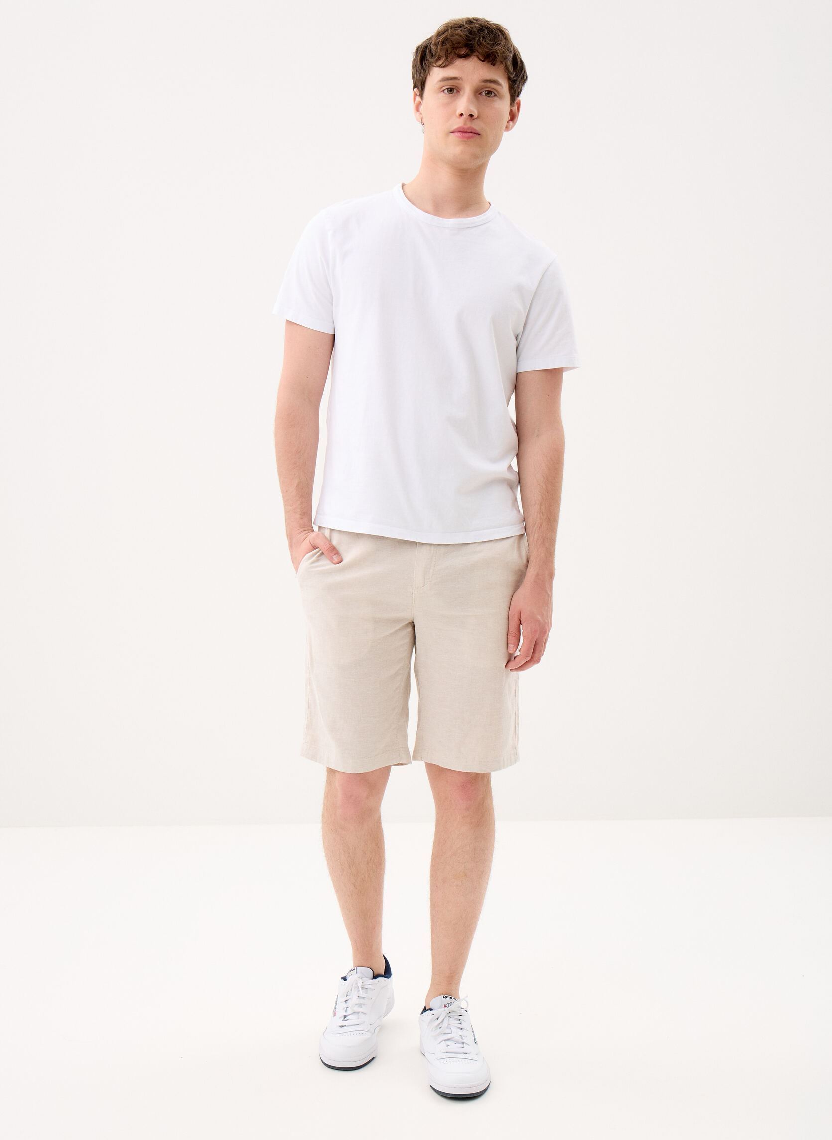 Marvin&Co Bermudas SWAN-LIN bermuda homme beige