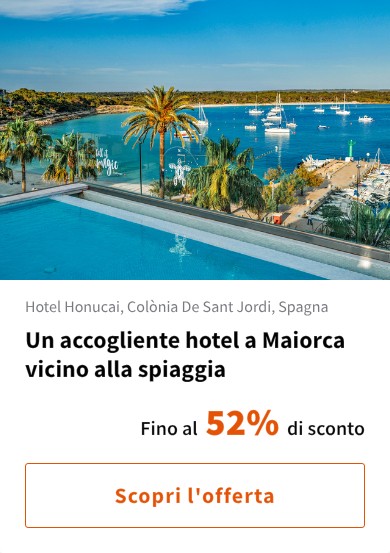 Un accogliente hotel a Maiorca vicino alla spiaggia