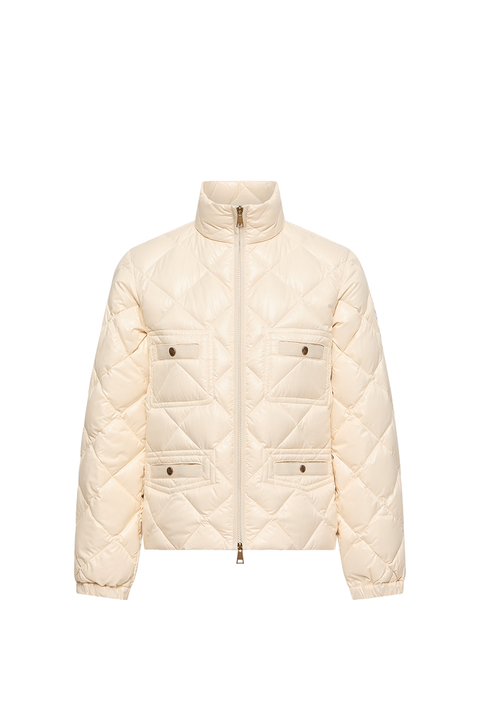 Piumino corto Lavaret in nylon laqué