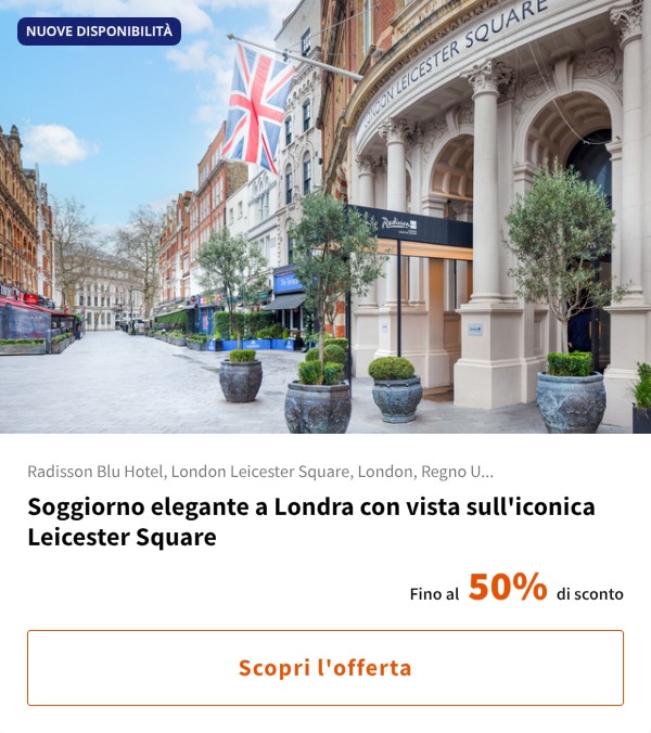Soggiorno elegante a Londra con vista sull'iconica Leicester Square