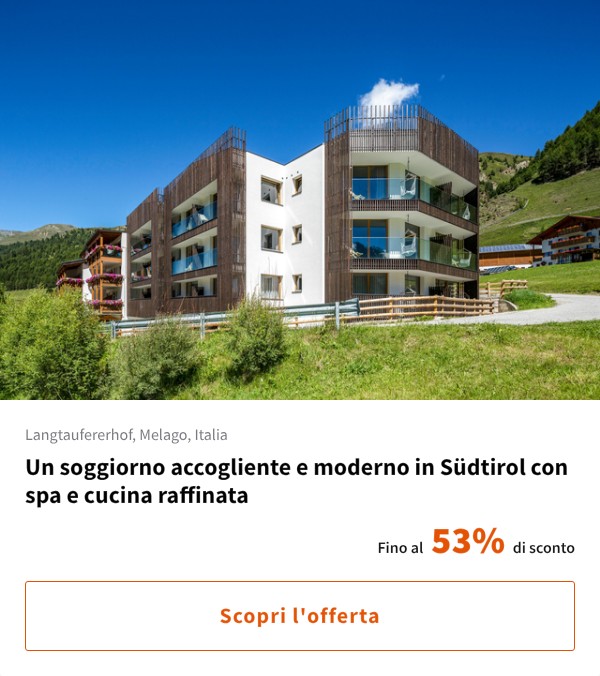 Un soggiorno accogliente e moderno in Südtirol con spa e cucina raffinata