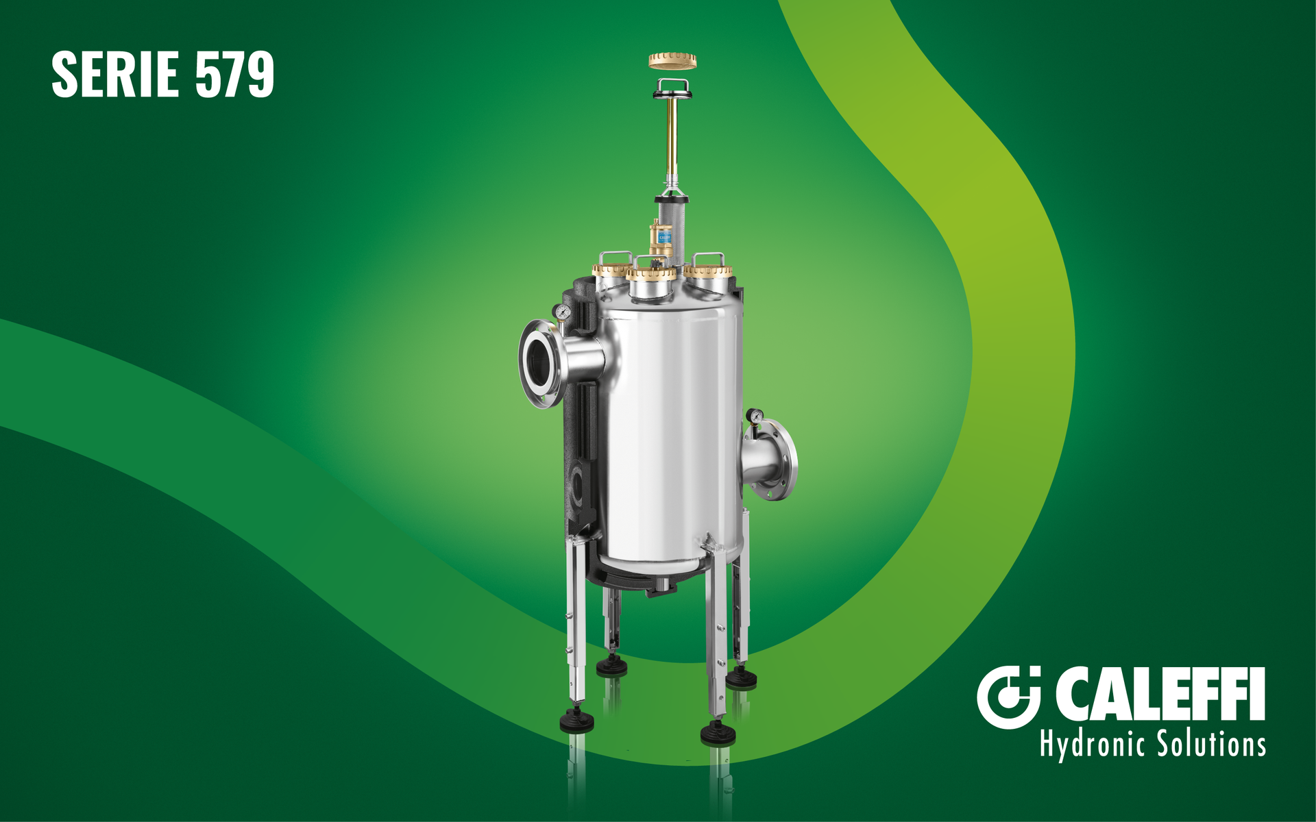 CALEFFI XL, Filtro magnetico in acciaio inox.