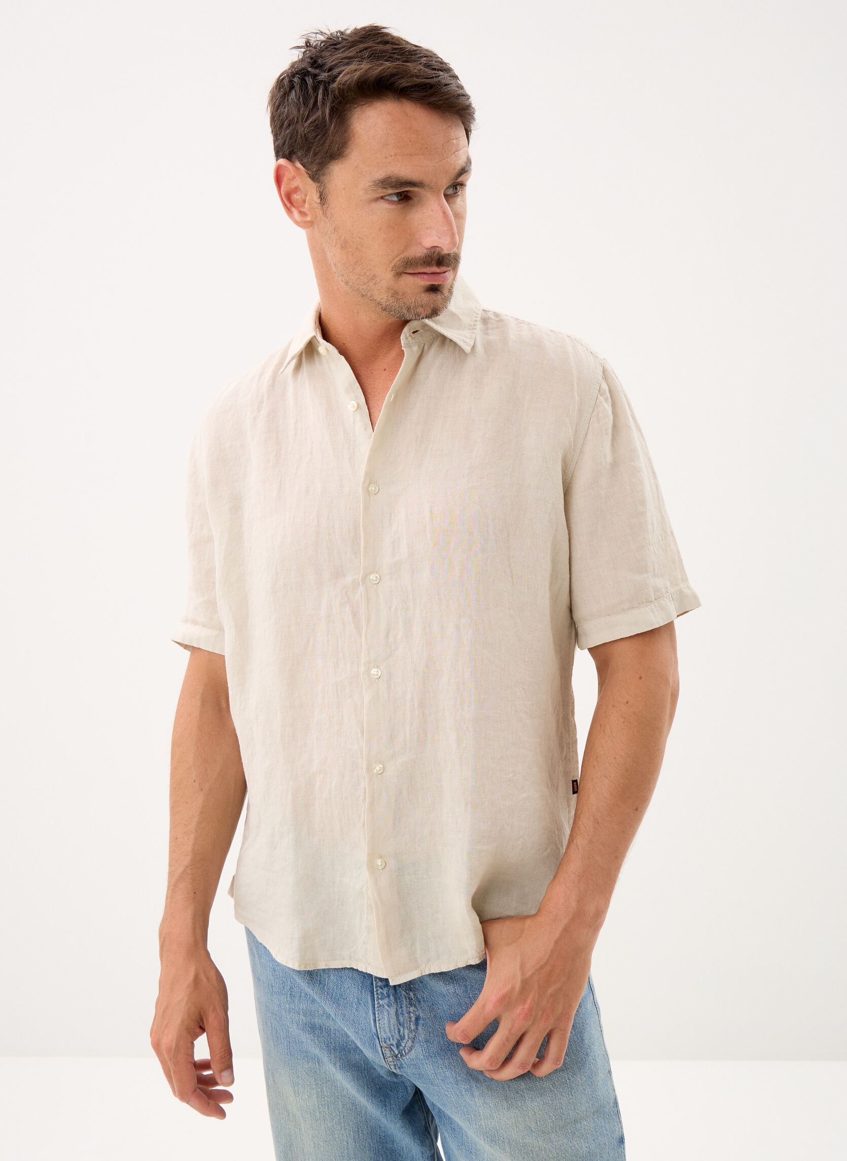 BOSS Chemises Rash_2_M homme beige