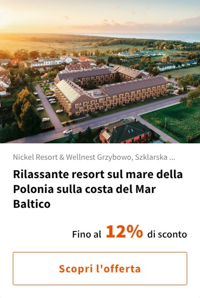 Rilassante resort sul mare della Polonia sulla costa del Mar Baltico