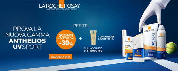 Promo La Roche-Posay - In omaggio 1 Lipikar Huile Lavant 100 ml + sconti a partire dal -30% sull'acquisto di 1 prodotto