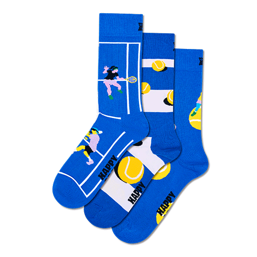 Set regalo di calzini da tennis in confezione da 3