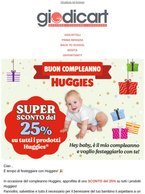 ✨ -25% su Huggies ✨