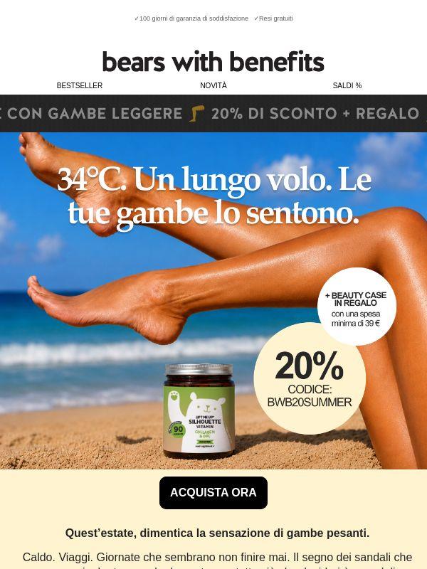 Quest’estate, addio gambe pesanti.🦵