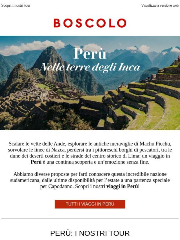 Perù: nelle terre degli Inca