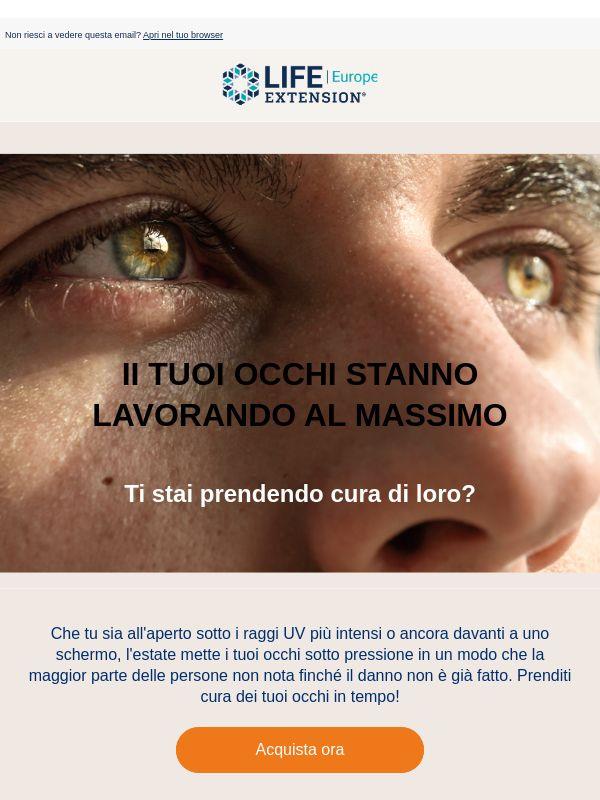 I tuoi occhi faticano di più in estate
