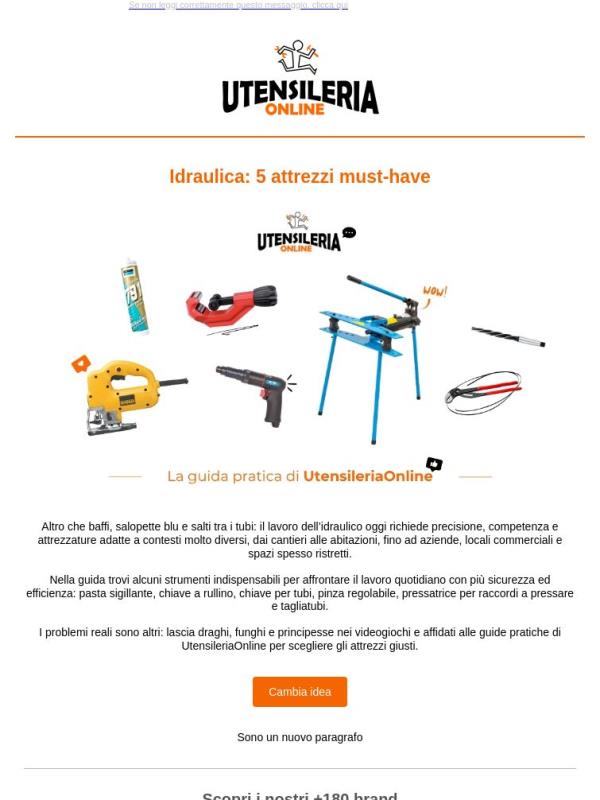 Idraulico: 5 attrezzi must-have