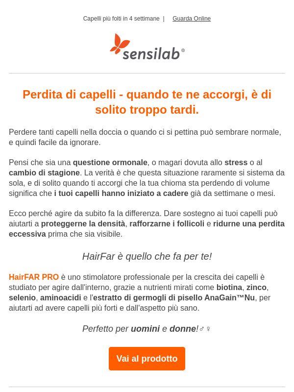 Stop alla caduta dei capelli❌