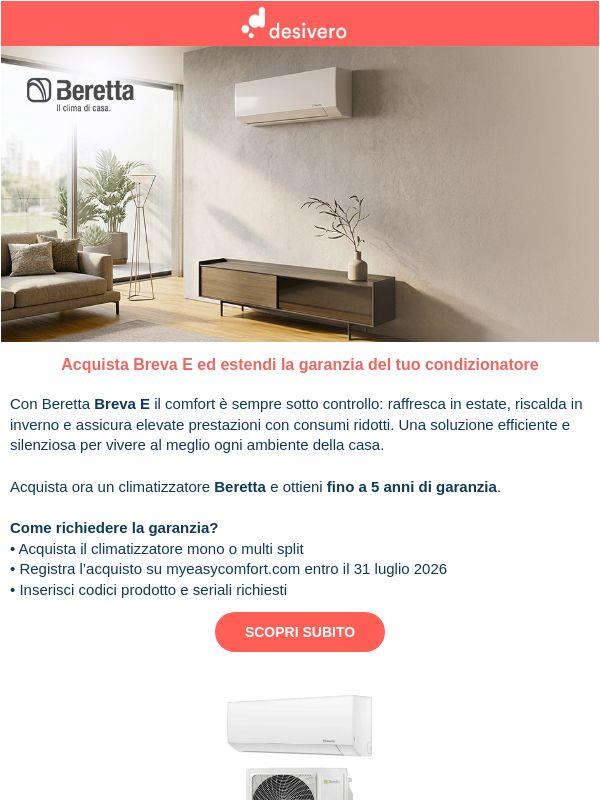 Acquista Breva E ed estendi la garanzia del tuo condizionatore