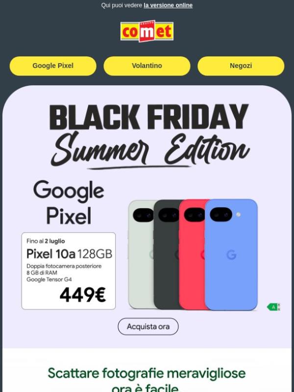 Scopri Google Pixel 10a ✨