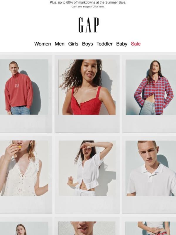 Red. White. Denim. The edit.