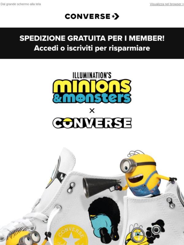 Bello! Converse x Minions.