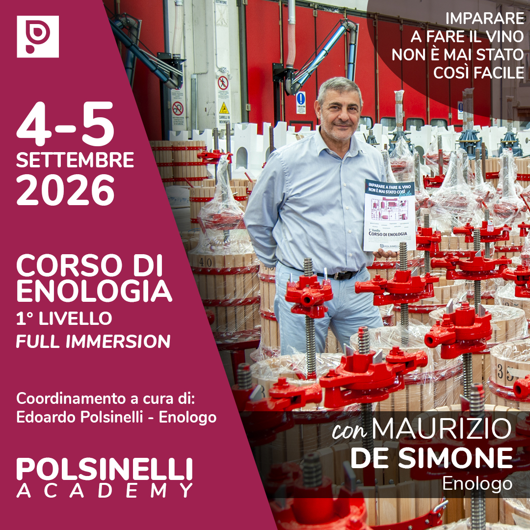 Partecipa al Corso di Enologia 1° Livello di Polsinelli! 🍷
