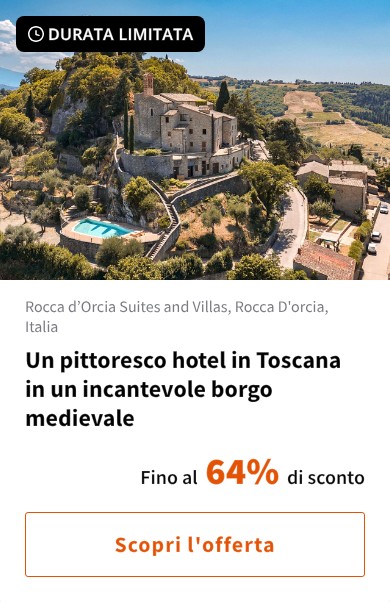 Un pittoresco hotel in Toscana in un incantevole borgo medievale