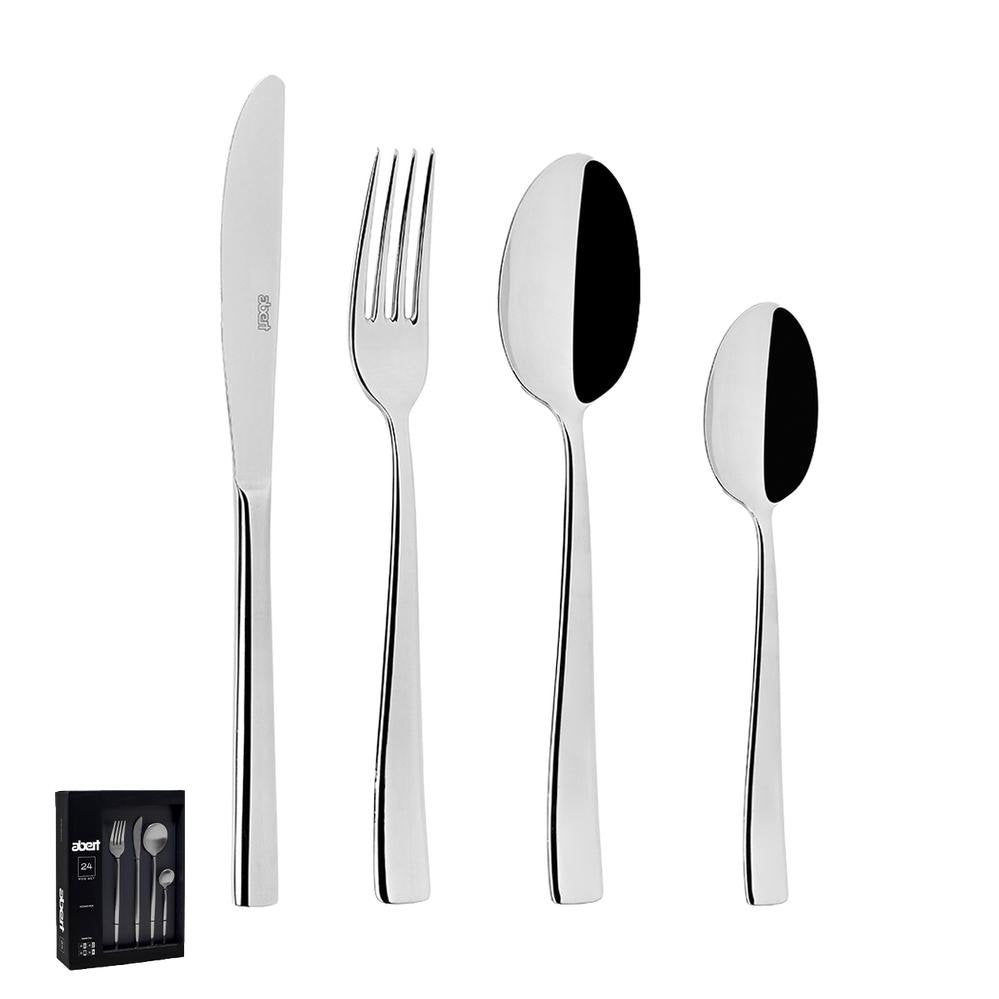 Azzurra Cutlery Set Stainless Steel 18/C Set 24 Pcs - Elegant Box