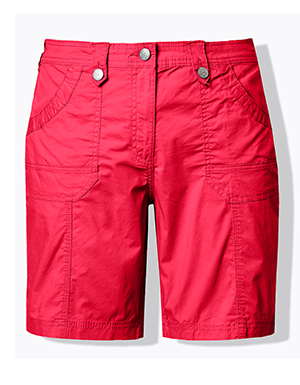 Bermuda in stile cargo con quattro tasche e cintura comfort
